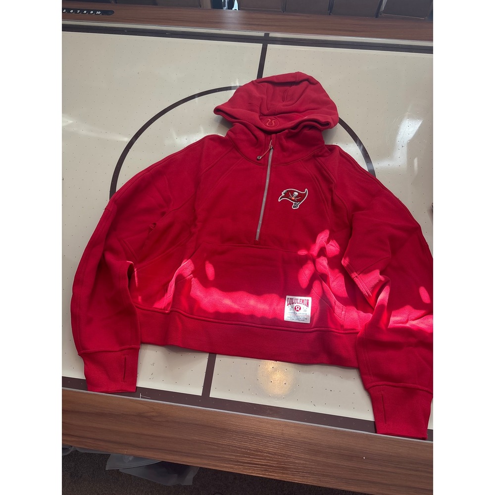1289 Lululemon NFL Tampa Bay Buccaneers Scuba Oversized Half-Zip Hoodie M/L